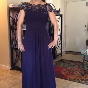 Purple formal dress